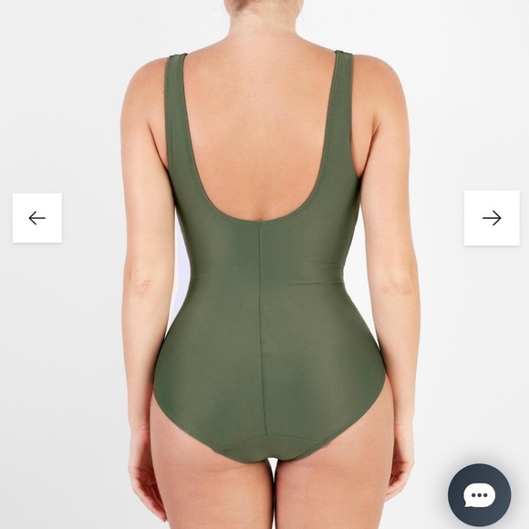POPILUSH Shapewear Swimsuit Deep-V Neck One-Piece - MWT - Picture 3 of 10